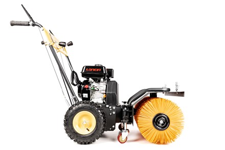 Wielofunkcyjna zamiatarka spalinowa Cedrus ZM02 z regulowaną szczotką i silnikiem Loncin