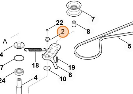 Tulejka odległościowa 6140 764 2821