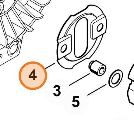 Podkładka STIHL 4180 162 1000 oryginalna część do kos spalinowych STIHL