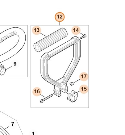 Uchwyt obwiedniowy 4130 790 1300