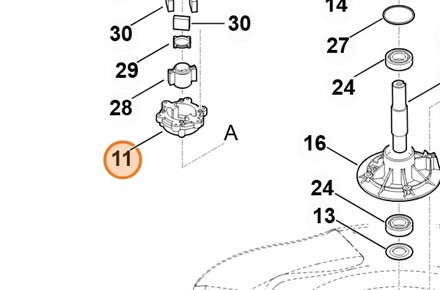 Piasta 6140 764 0410