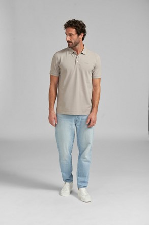 Koszulka polo BASIC w szarym kolorze