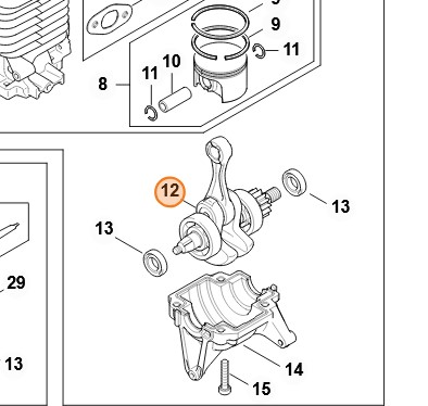 Wał korbowy 4283 030 0401