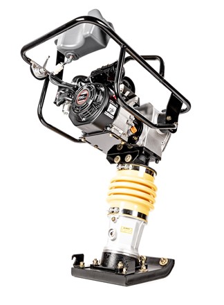 Stopa wibracyjna Cedrus ST02 skoczek z silnikiem Loncin i kołami transportowymi