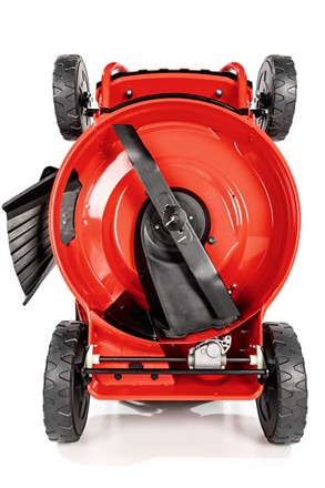 Kosiarka spalinowa z napędem CEDRUS KS53S-H z silnikiem Honda GCV200, stalową obudową 53 cm i koszem 65 litrów
