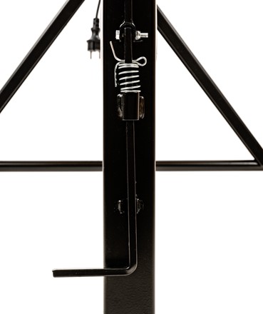 Profesjonalna betoniarka elektryczna Cedrus BT220 o pojemności 220L z żeliwnym wieńcem i kołem przechyłu