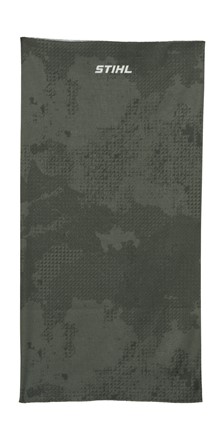 Zielony komin PIXEL STIHL z pikselowym wzorem i białym logo