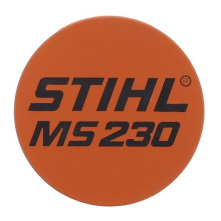 Tabliczka z typem urządzenia MS 230 - 1123 967 1512