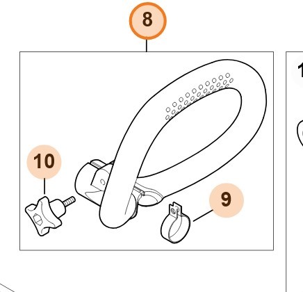 Uchwyt ramieniowy 4144 790 1201