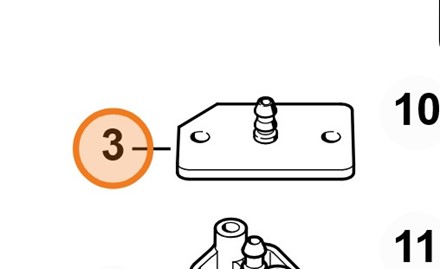 Kołnierz STIHL 1106 850 4201 do testu szczelności silnika