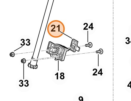 panewka łożyska z tyłu 6140 763 1305