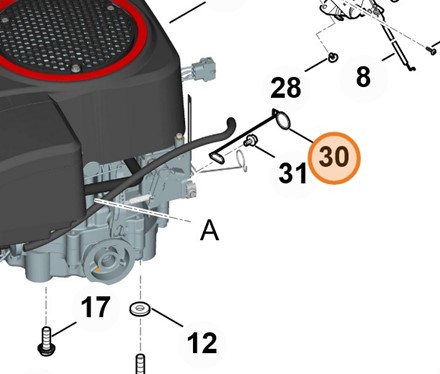 uchwyt cięgna przyspieszenia 6140 182 4010