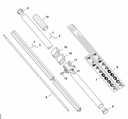 Wysięgnik Ø 25,4 mm x 1,5 m 4137 710 7136