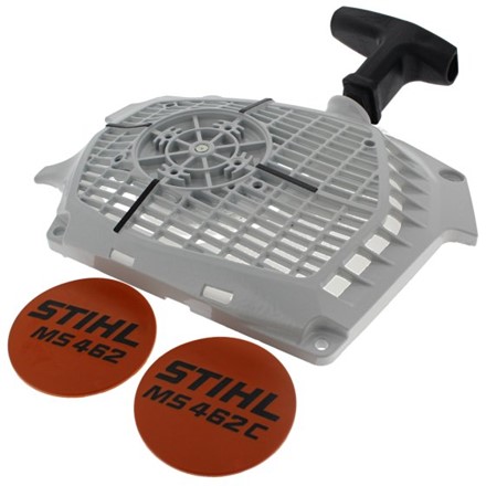 Oryginalna obudowa wentylatora z rozrusznikiem Stihl OEM 1142 080 2102 do pilarek MS 462 i MS 464 C-M