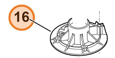 Wspornik łożyska 6170 702 6910