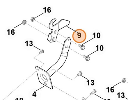 blacha prowadnicy prawa 6170 763 5907