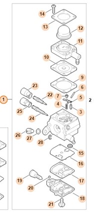 Gaźnik C1Q-S216A 4140 120 0621