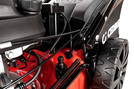Kosiarka spalinowa z napędem CEDRUS KS53SV-E z elektrycznym rozruchem e-start i stalową obudową 53 cm