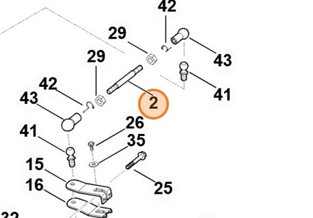 Drążek 6140 703 1731