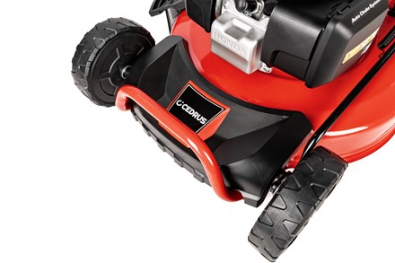  Kosiarka spalinowa z napędem CEDRUS KS56S-H z silnikiem Honda GCV200, stalową obudową 56 cm i koszem 65 litrów