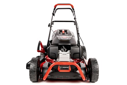 Kosiarka spalinowa z napędem CEDRUS KS51S-H z silnikiem Honda GCV200, stalową obudową 51 cm i koszem 65 litrów