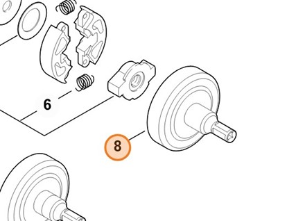 Bęben sprzęgłowy 4140 160 2909