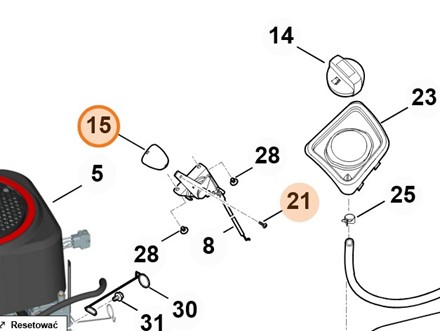 Element uchwytu 6170 180 2800