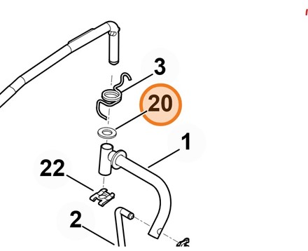 Podkładka STIHL 15 OEM 9291 021 0250 do RT 4082.1