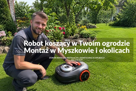Montaż kosiarki automatycznej w Myszkowie