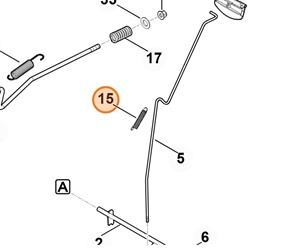 Sprężyna naciągowa 6170 703 5140