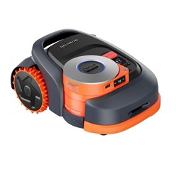 Robot koszący Segway Navimow H210E EU pracujący na dużym trawniku o powierzchni 1000 m² przy użyciu nawigacji EFLS™ LiDAR⁺.