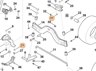 Nakrętka sześciokątna M10x1 9212 263 1301