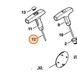 Linka urządzenia rozruchowego, Ø 3x750 mm 00001958205