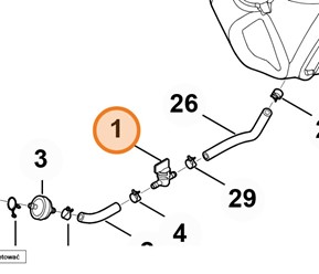 Zawór paliwa 0000 350 1000