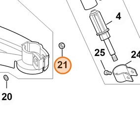 Nakrętka sześciokątna M6 9212 260 0900
