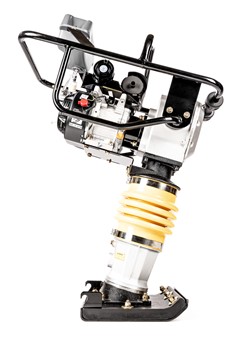 Stopa wibracyjna Cedrus ST02 skoczek z silnikiem Loncin i kołami transportowymi