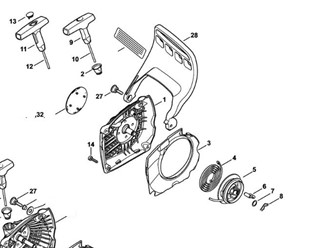 Kompletny rozrusznik elastostart  11430802107
