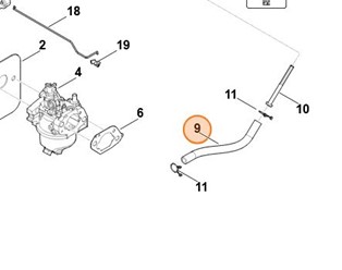 Przewód elastyczny 0004 358 0815