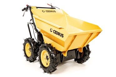 Transporter spalinowy Cedrus TR300 4x4 z silnikiem Loncin i terenowymi oponami