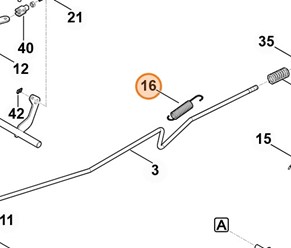 Sprężyna naciągowa 6170 703 5150