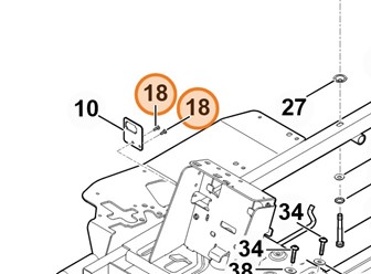 Śruba ścinana M4x10 9039 488 0661