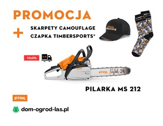 Pilarka spalinowa MS 212 + Czapka + Skarpety