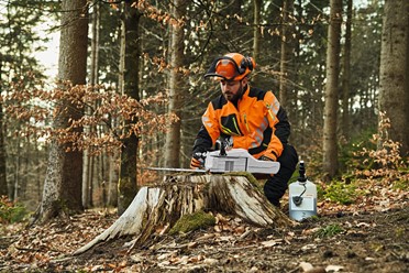 Kurtka robocza STIHL ADVANCE ShellTEC – pomarańczowo-czarna, slim fit, z odblaskami
