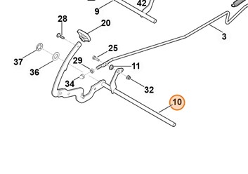 Pedał 6140 760 5710