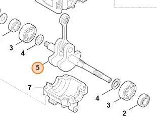 Wał korbowy 4140 030 0401