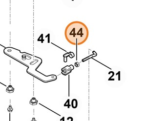 Nakrętka sześciokątna M6 9210 260 0900