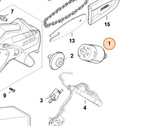 Silnik elektryczny 8-10 V GA01 600 0205