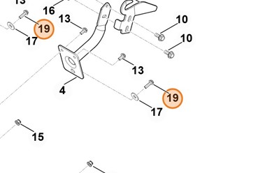 Śruba ścinana M8x40 9039 488 1900