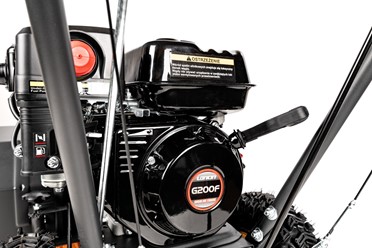 Szeroka zamiatarka spalinowa Cedrus ZM04 80cm z silnikiem Loncin i regulowaną szczotką roboczą