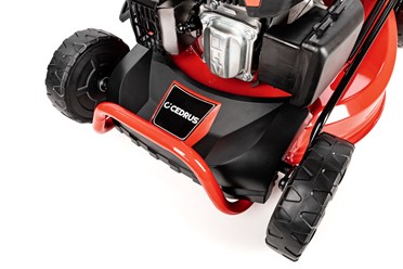 Kosiarka spalinowa z napędem CEDRUS KS53SV-E z elektrycznym rozruchem e-start i stalową obudową 53 cm